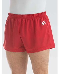 Men's Nylon/Spandex Shorts- Red