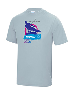 Mens London Open 2024 Tshirt- Sky Blue  Note Delivery now may be after event 